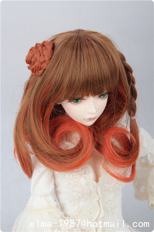 high temperature wire brown wig for bjd doll-11.jpg